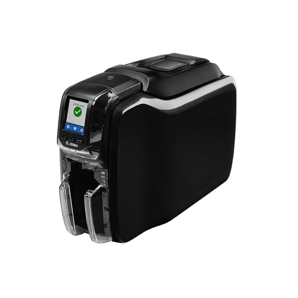 Zebra ZC350 Single-Sided Color ID Card Printer, 300 dpi, USB & Ethernet, UK/EU Cord, (ZC35-000C000EM00)