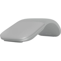Microsoft Surface Arc Mouse, Bluetooth, Snap-Flat Design, Full Scroll Plane, Light Grey, (FHD-00008)