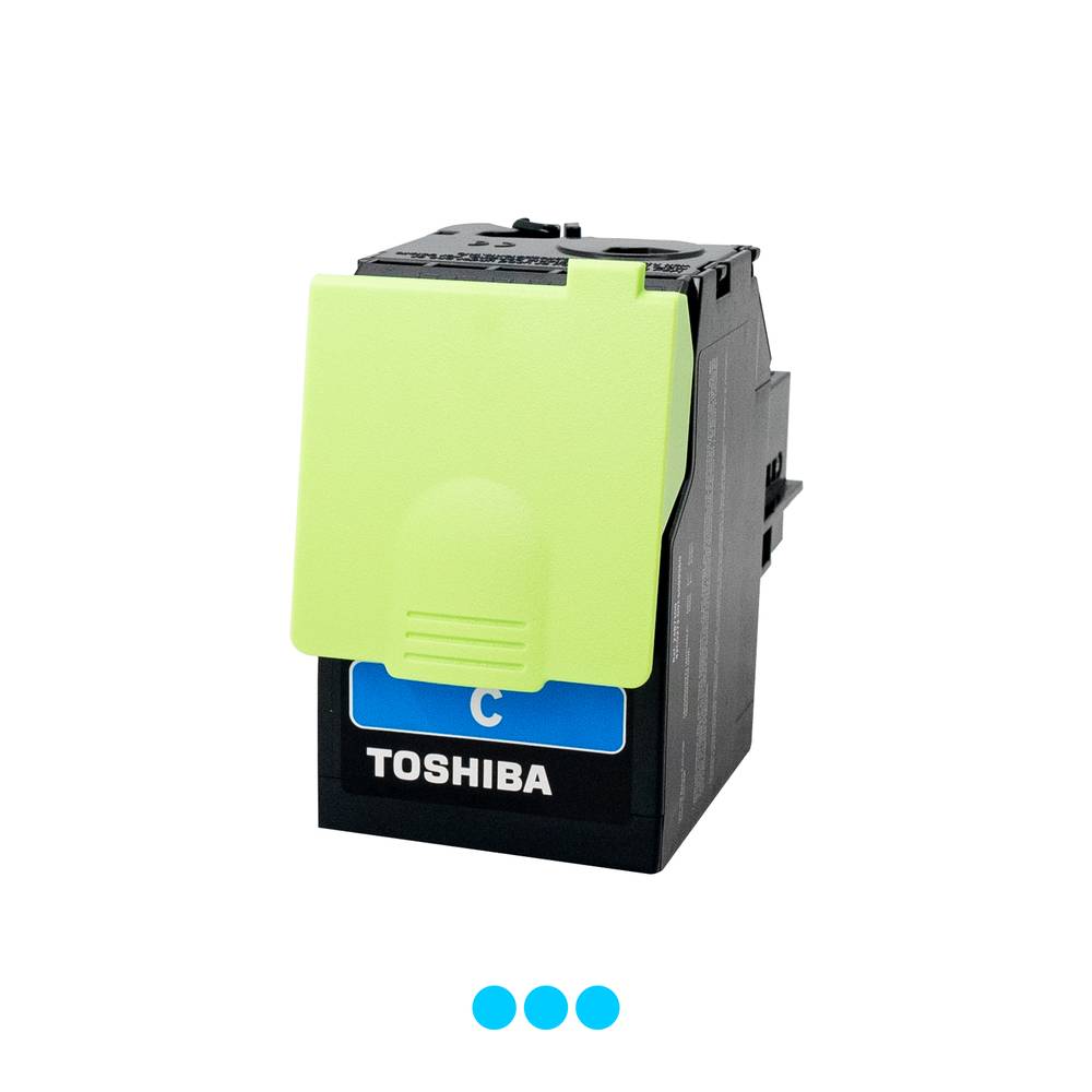 Toshiba T-FC338P Cyan Toner Cartridge (T-FC338PC-R) - 6,000 pages - for Toshiba e-STUDIO 338CS