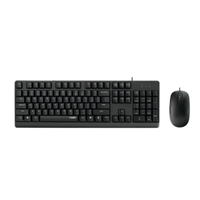 Keyboard & Mouse Wired X130PRO, Black