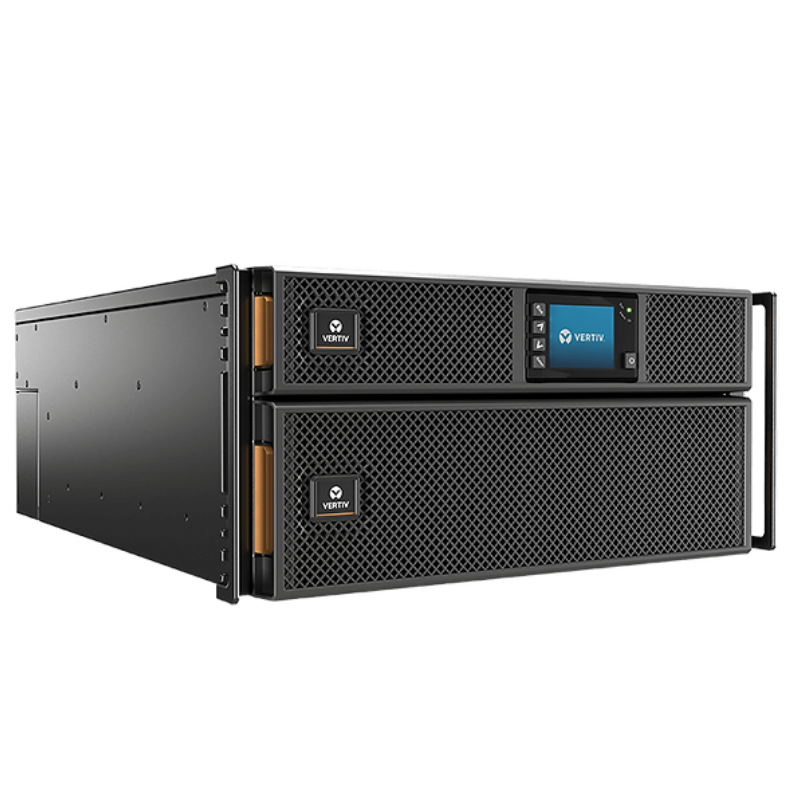 Vertiv Liebert GXT5 10kVA Online Double-Conversion UPS, 1-Phase 230V, Rack/Tower 5U, Rail Kit, RDU101 Network Card, (GXT5-10KIRT5UXLN)