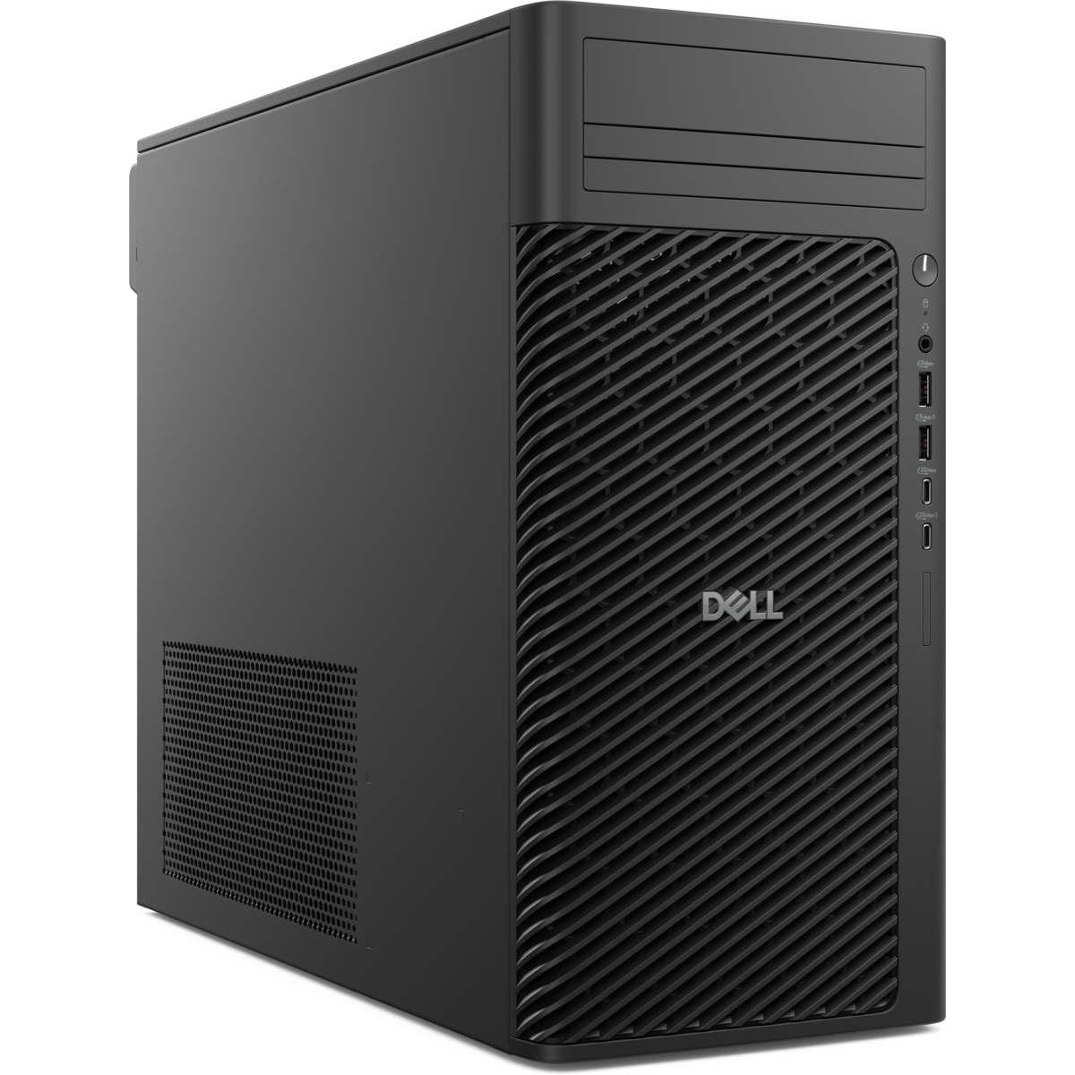 Dell Pro Max Tower T2 FCT2250 workstation front angled view