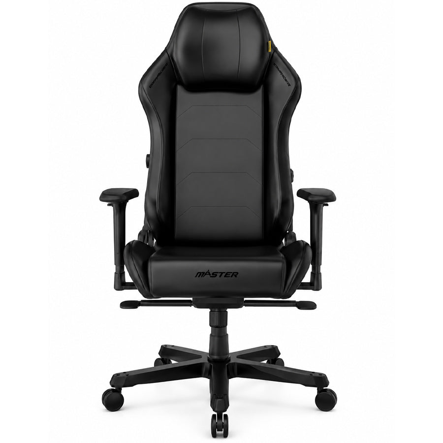 DXRacer Master Series gaming chair black front view