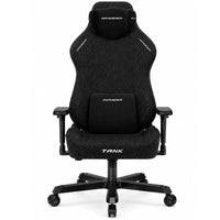 DXRacer TANK XXL black woven fabric gaming chair front view