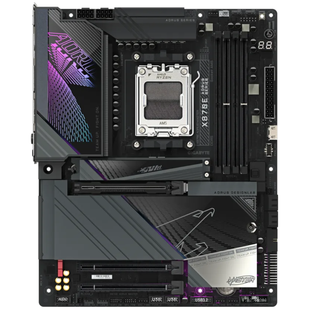 Gigabyte X870E A ICE ATX Motherboard - AMD AM5, DDR5, USB4