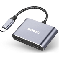Mowsil USB-C to DUAL HDMI 4K Adapter MOCHD2