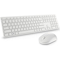 لوحة مفاتيح وماوس لاسلكيين من DELL، طراز KM5221W، أبيض
