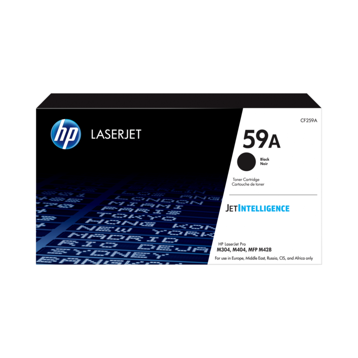 HP 59A Black Original LaserJet Toner Cartridge, approx. 3,000 Pages, for LaserJet Pro M304/M404/M428, (CF259A)