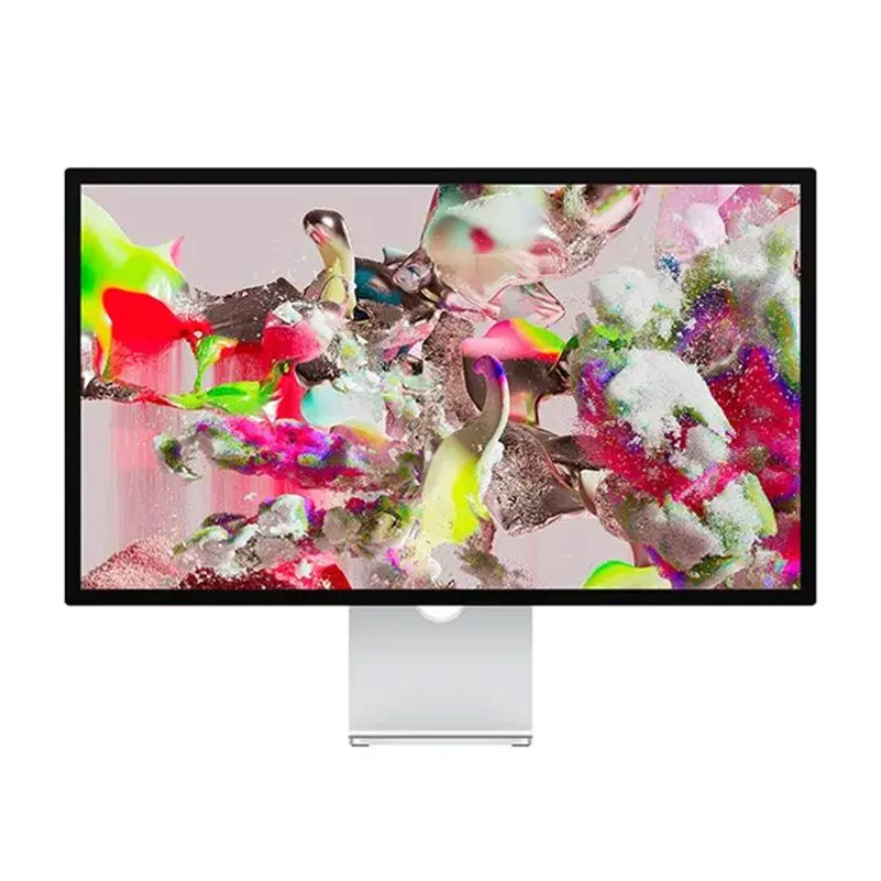 Apple Studio Display 27" 5K Retina, 5120 x 2880, 600 nits, Standard Glass, 12MP Center Stage Camera, Tilt- and Height-Adjustable Stand, Silver, (MYJF3AB/A)