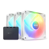 مروحة NZXT 120 مم RGB ثلاثية (RF C12TF-W1) مروحة بيضاء