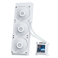 Lian li cooler Hydro-Shift LCD (square lcd) AIO 360 NO FAN (GHSLCD36NW) WHITE