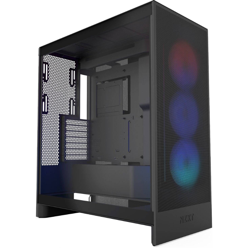 Gaming Case NZXT H7 FLOH7 Flow RGB, ATX Gaming CM-H72FB-R1 Black