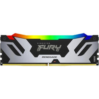 ذاكرة وصول عشوائي (RAM) من كينغستون DDR5 RGB بسعة 64 جيجابايت (2x32) 6400MT/s DDR5 CL32 PC Fury Renegade RGB KF564C32RSAK2-64، أسود