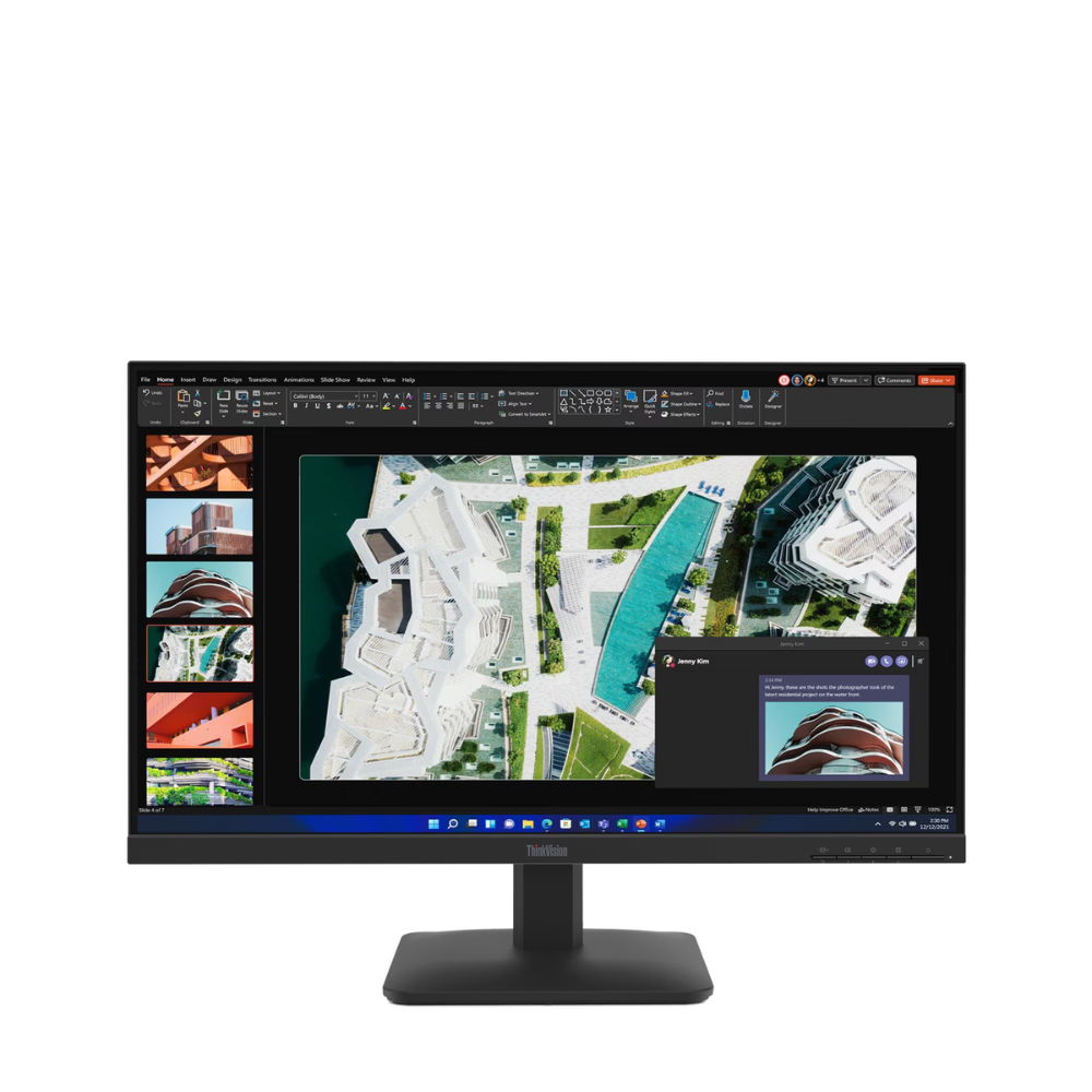 Lenovo ThinkVision S27 4e Monitor 64BEKAT1SD, 27" FHD, IPS, 100 Hz, VGA + HDMI, Black