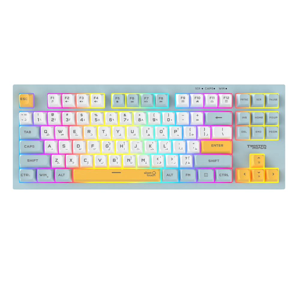 TWISTED MINDS Keyboard TM MK75 W - Twisted Minds
