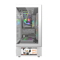 كيس كمبيوتر دارك فلاش DS950V، شاشة IPS مقاس 6 بوصات، زجاج مقوى مزدوج بتصميم بانورامي 270 درجة، أبيض