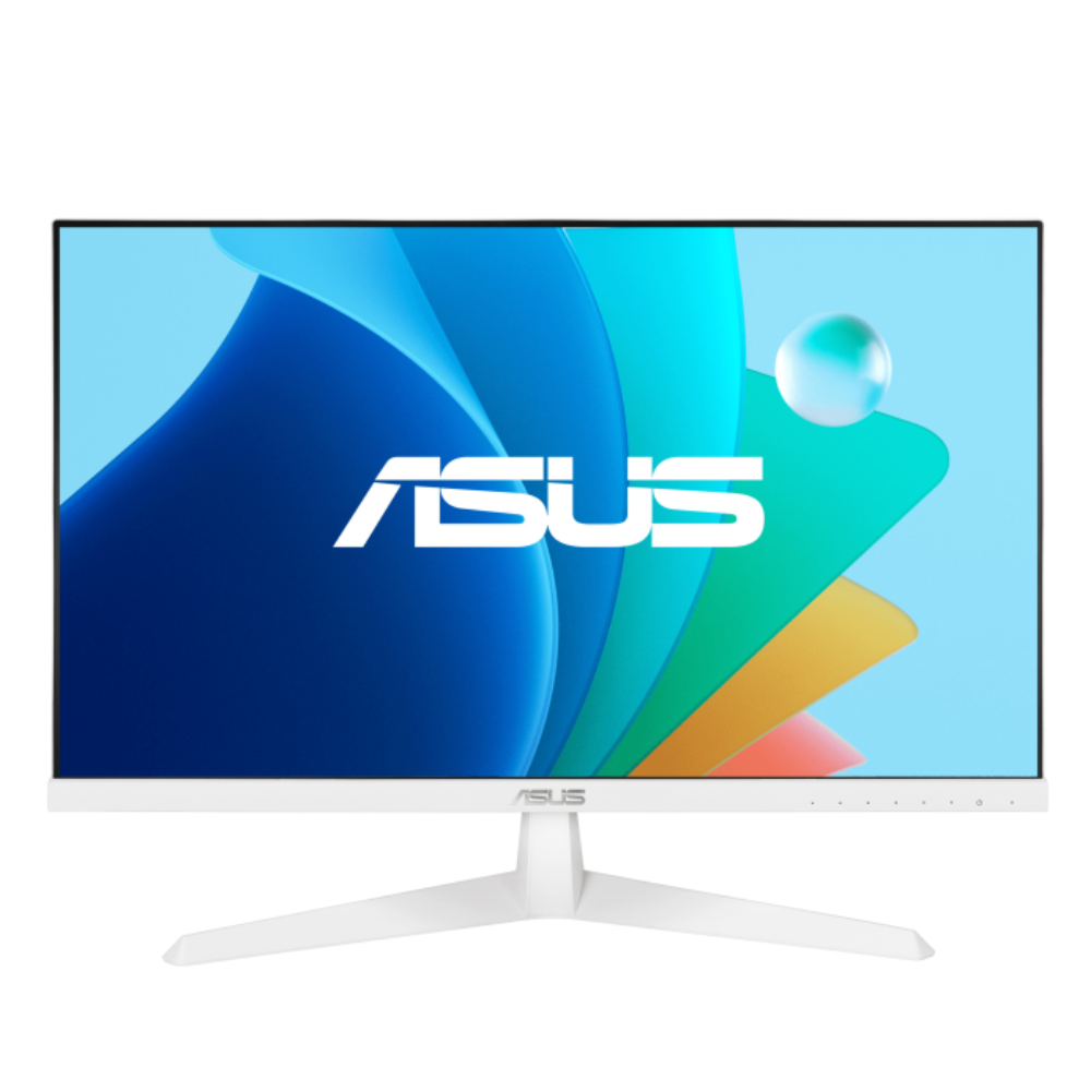 Asus Monitor, VY249HF-W, 23.8" FHD (1920 x 1080), IPS, 100Hz, 1ms, HDMI, 90LM06A4-B03A70, White 