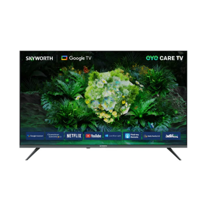 Skyworth 60G6500G 60" 4K UHD LED Smart TV, Google TV, HDR, Chromecast Built-in, Wi-Fi, (60G6500G)