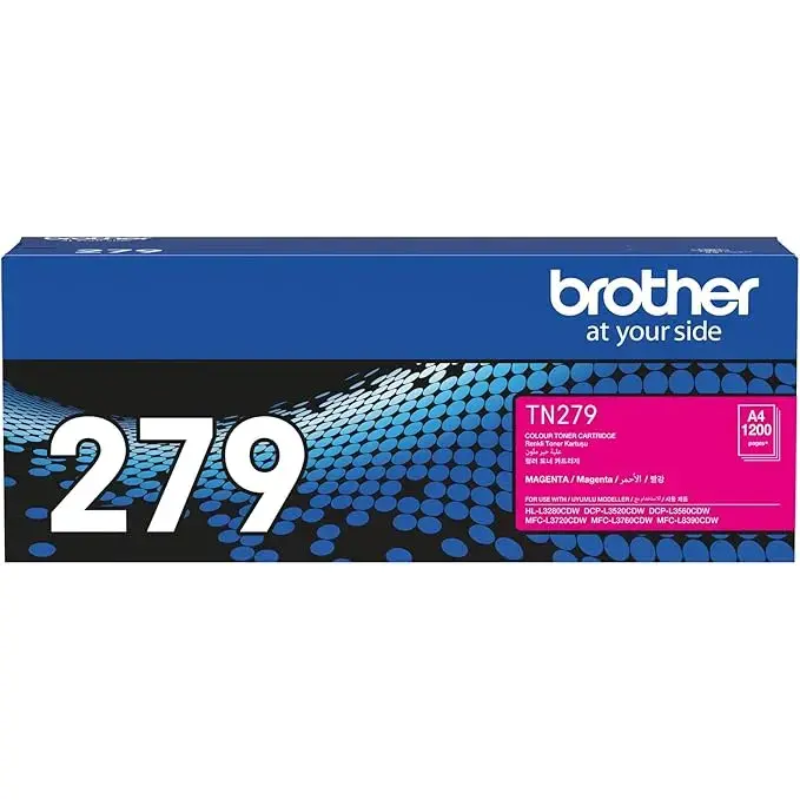 Brother TN-279M Original Toner Cartridge - Magenta, 1200 Pages