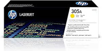 HP 305A Yellow Original LaserJet Toner Cartridge, Approx. 2,600 Pages, (CE412A)