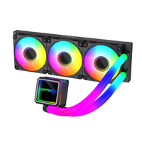 CPU Fan Spear cooling 17 360mm black argbtube everst t360 plus Black