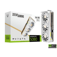 بطاقة رسوميات Zotac Gaming GeForce RTX 5080 SOLID OC 16GB (ZT-B50800Q-10P) DDR7، 3 مراوح بيضاء