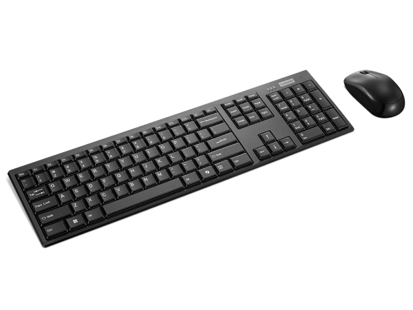 Lenovo 100 wireless keyboard and mouse combo 4X31N94476 top view