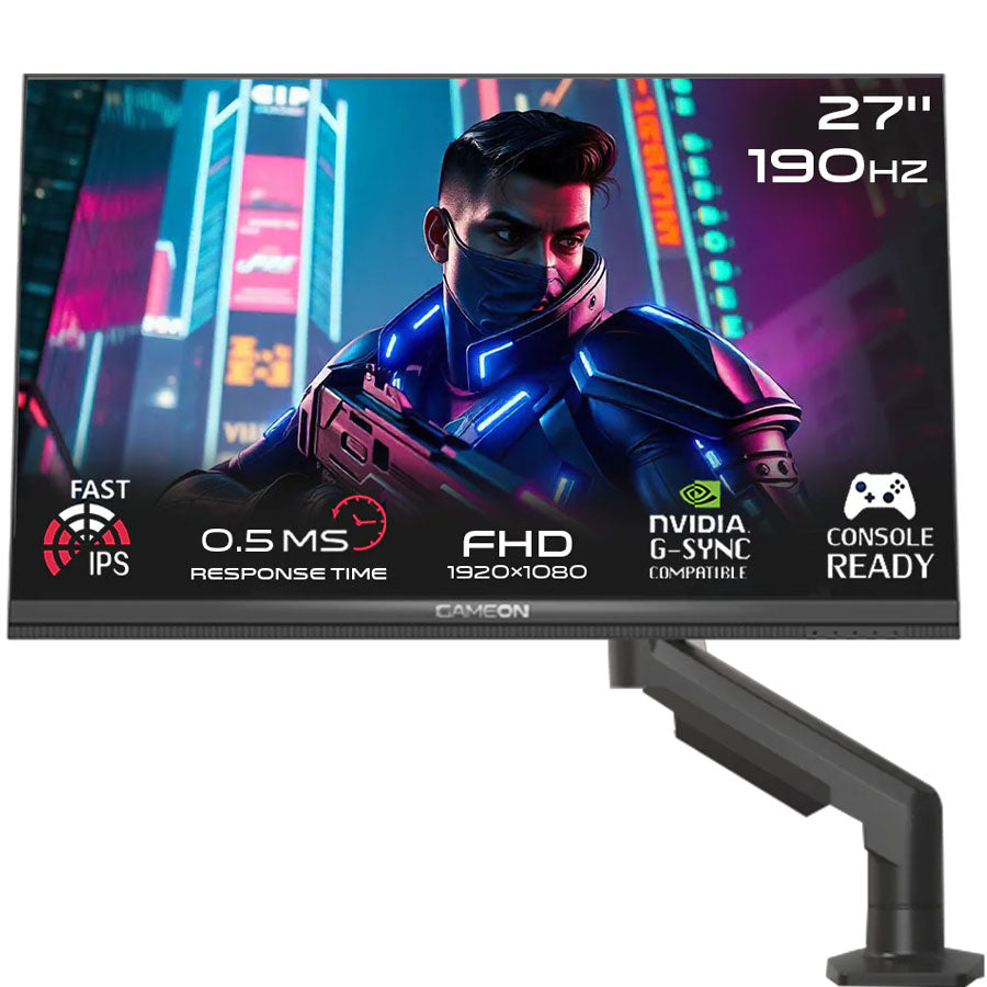 GameOn Midnight Pro X GOM27FHD190IPSX front view