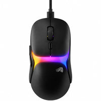 Glorious Model O3 wired gaming mouse black top view