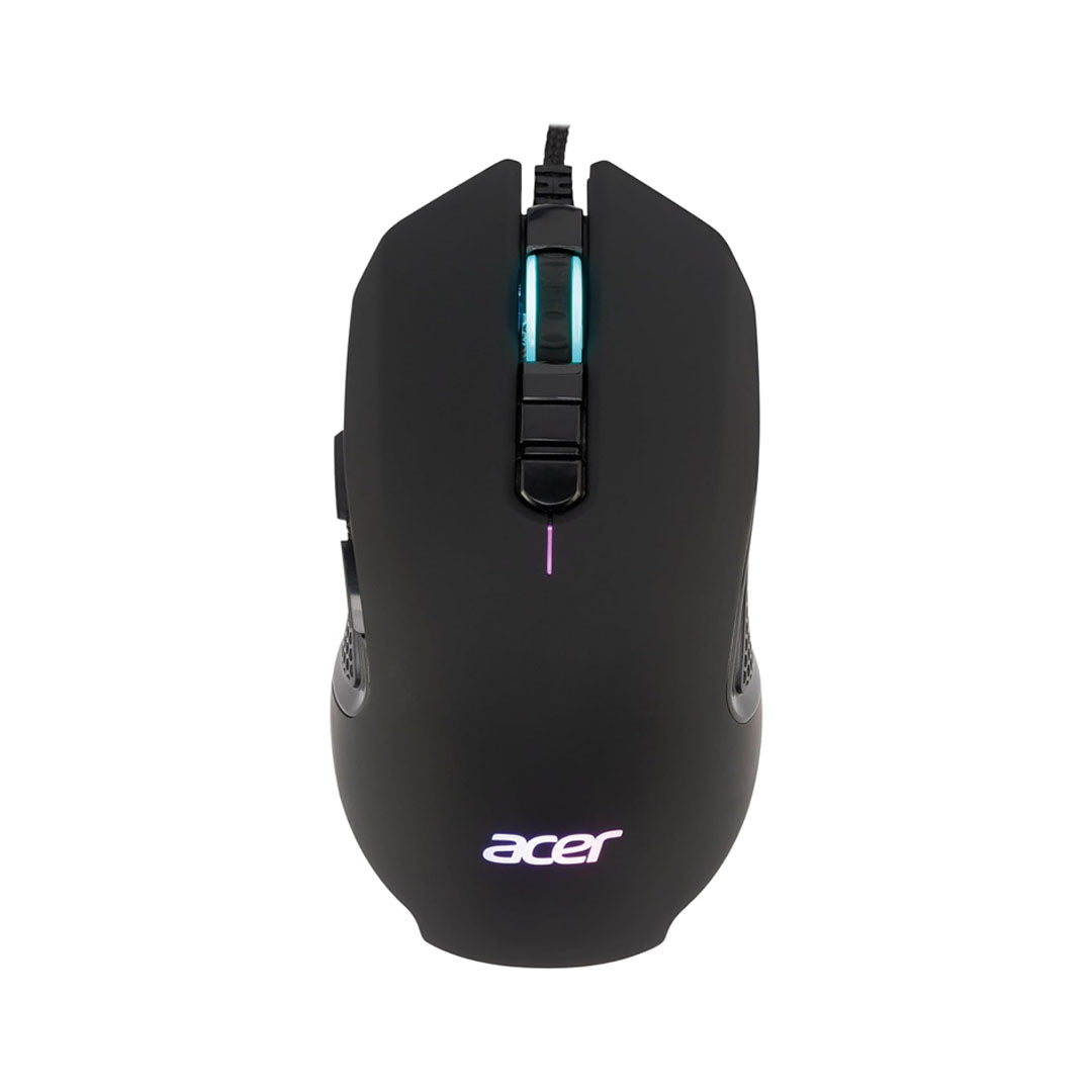 Acer MW160 wired USB gaming mouse top view