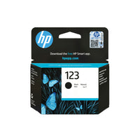 HP 123 Black ink cartridge F6V17AE - front view