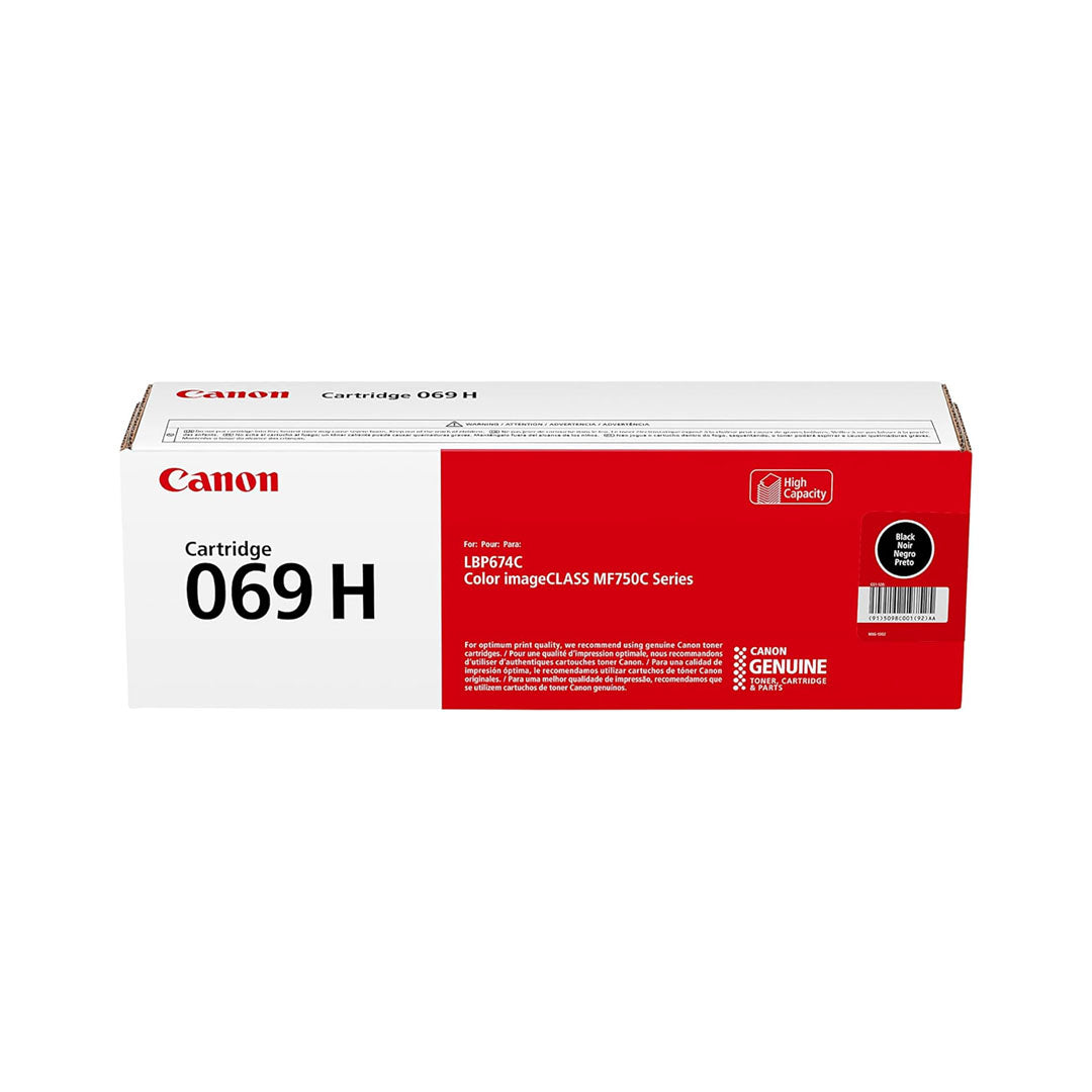 Canon 069 Black toner cartridge 5094C002AA - front view