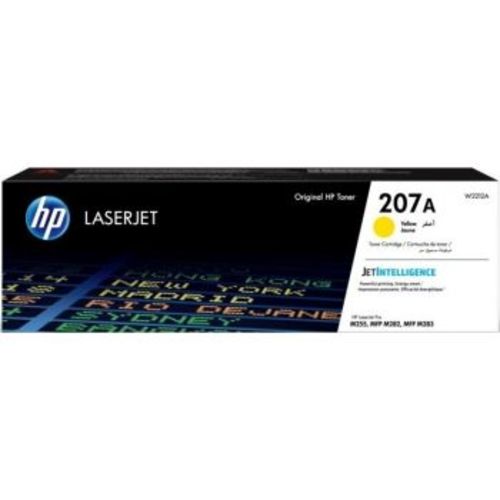 HP 207A Yellow toner cartridge (W2212A) - front view