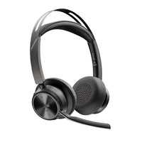 Poly Voyager Focus 2 Microsoft Teams headset front view