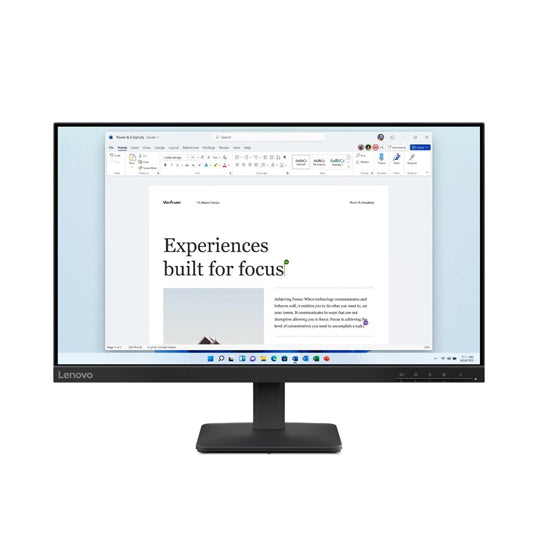 Lenovo L24-4e 23.8-inch monitor front view