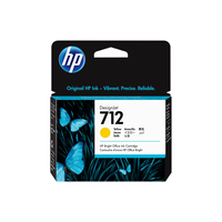 HP 712 Yellow ink cartridge 3ED69A - image 1