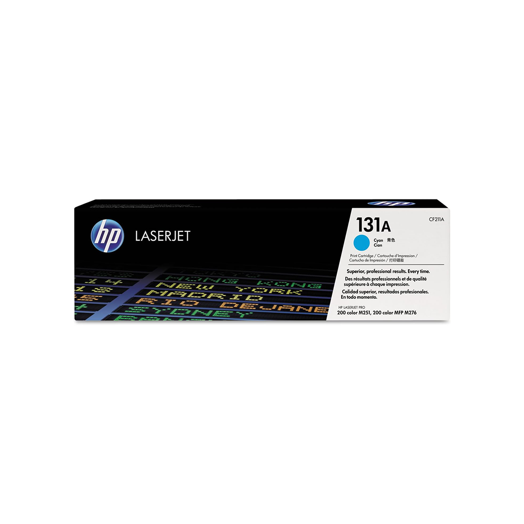 HP 131A Cyan toner cartridge (CF211A) - front view