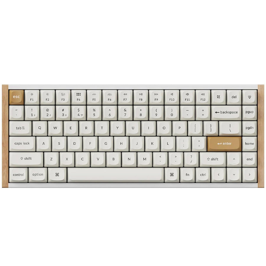 Keychron K2 HE White front view