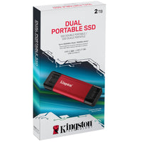 Kingston Dual Portable SSD 2TB front view