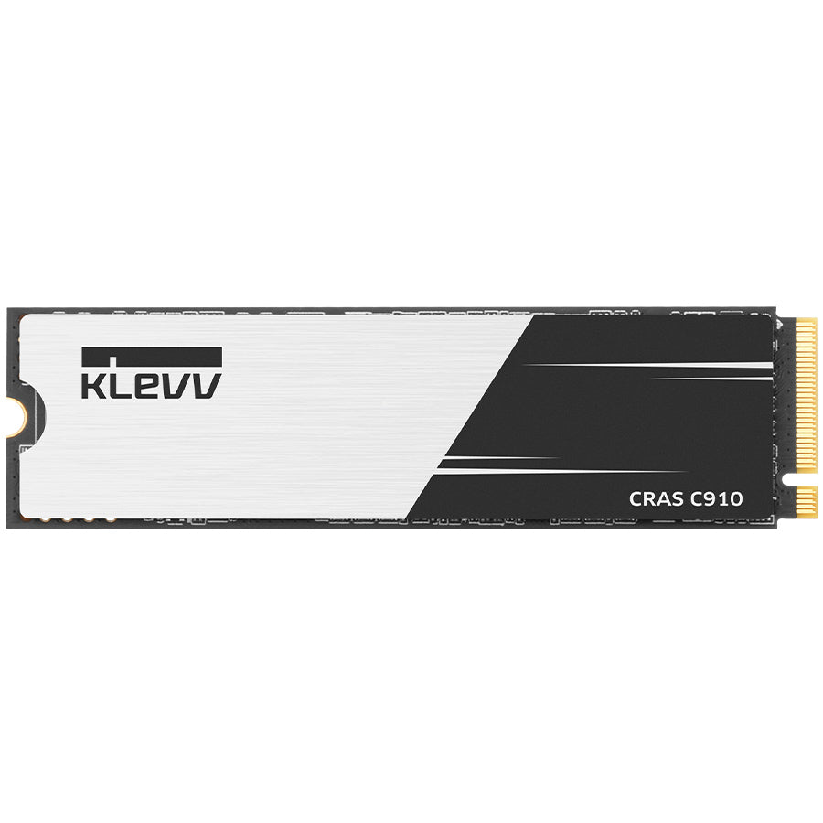 KLEVV CRAS C910 500GB M.2 2280 NVMe SSD front view