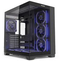 Majesty BARQ ARGB black mid tower case front view