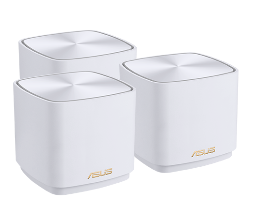 ASUS ZenWiFi XD4 Plus 3-pack mesh system in white
