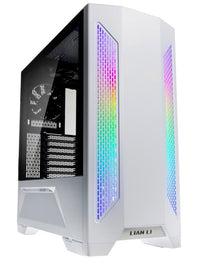 Lian Li LANCOOL II white PC case front view