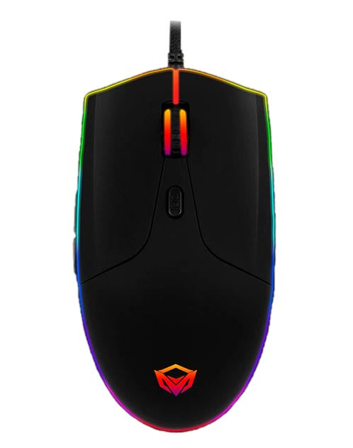 Meetion GM21 Polychrome RGB wired gaming mouse top view