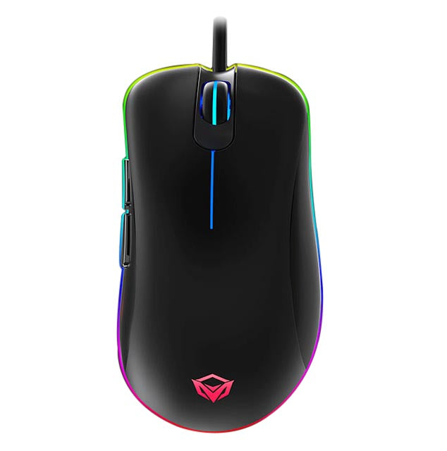 Meetion GM19 RGB wired gaming mouse front view