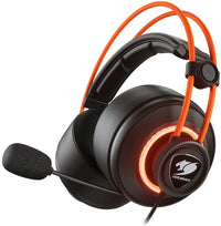 Cougar Immersa Pro Prix USB RGB gaming headset front view