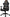 Cougar Armor One black gaming chair angled side view