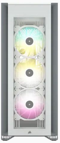 Corsair iCUE 7000X RGB White case front view