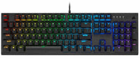 Corsair K60 RGB PRO Low Profile mechanical keyboard front view