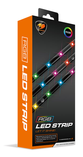 Cougar CF-STR-RGB LED strip front view